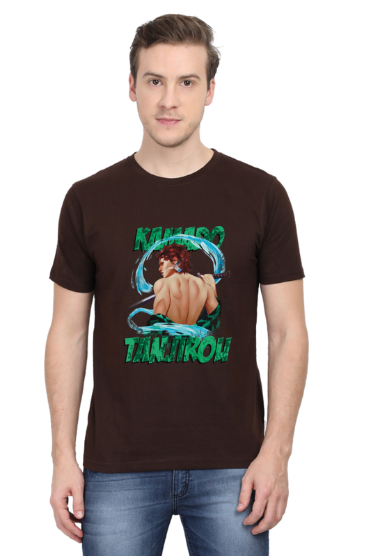 Tanjiro Kamado - Demon Slayer | T-shirt Coffee Brown