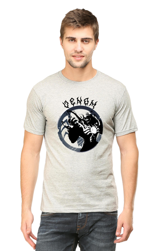 venom marvel rivals tshirt grey melange