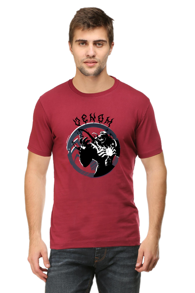 venom marvel rivals tshirt maroon