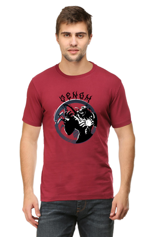 venom marvel rivals tshirt maroon