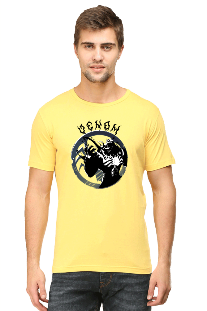 venom marvel rivals tshirt yellow